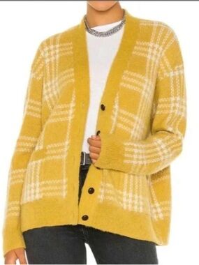 Re/Done 90’s oversized cardigan marigold multi sweater